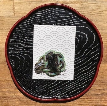 水引の水紋金魚のヘアゴム | coa's mono