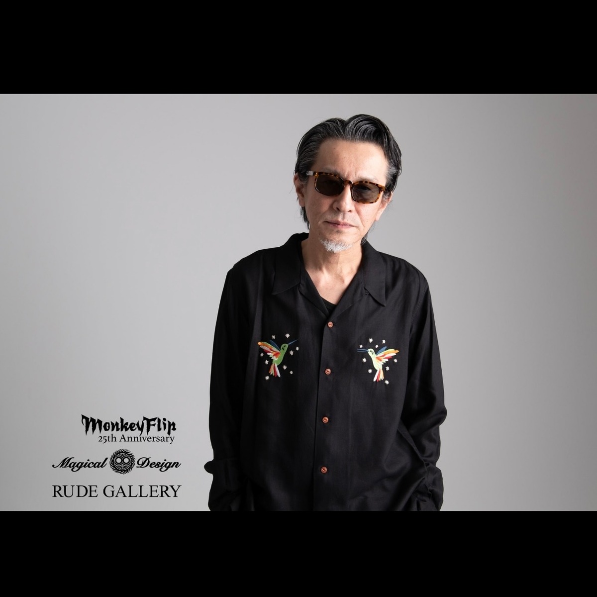 RUDE GALLERY x MagicalDesign x MonkeyFlipトリプルコラボサングラス 