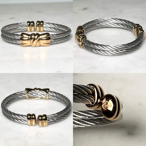 PHILLIPE CHARRIOL metal wire bangle