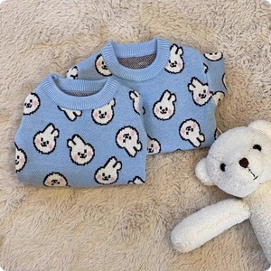 ウサギ柄ニット　259