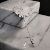 +flores・ピンブローチ (+flor de cristal)