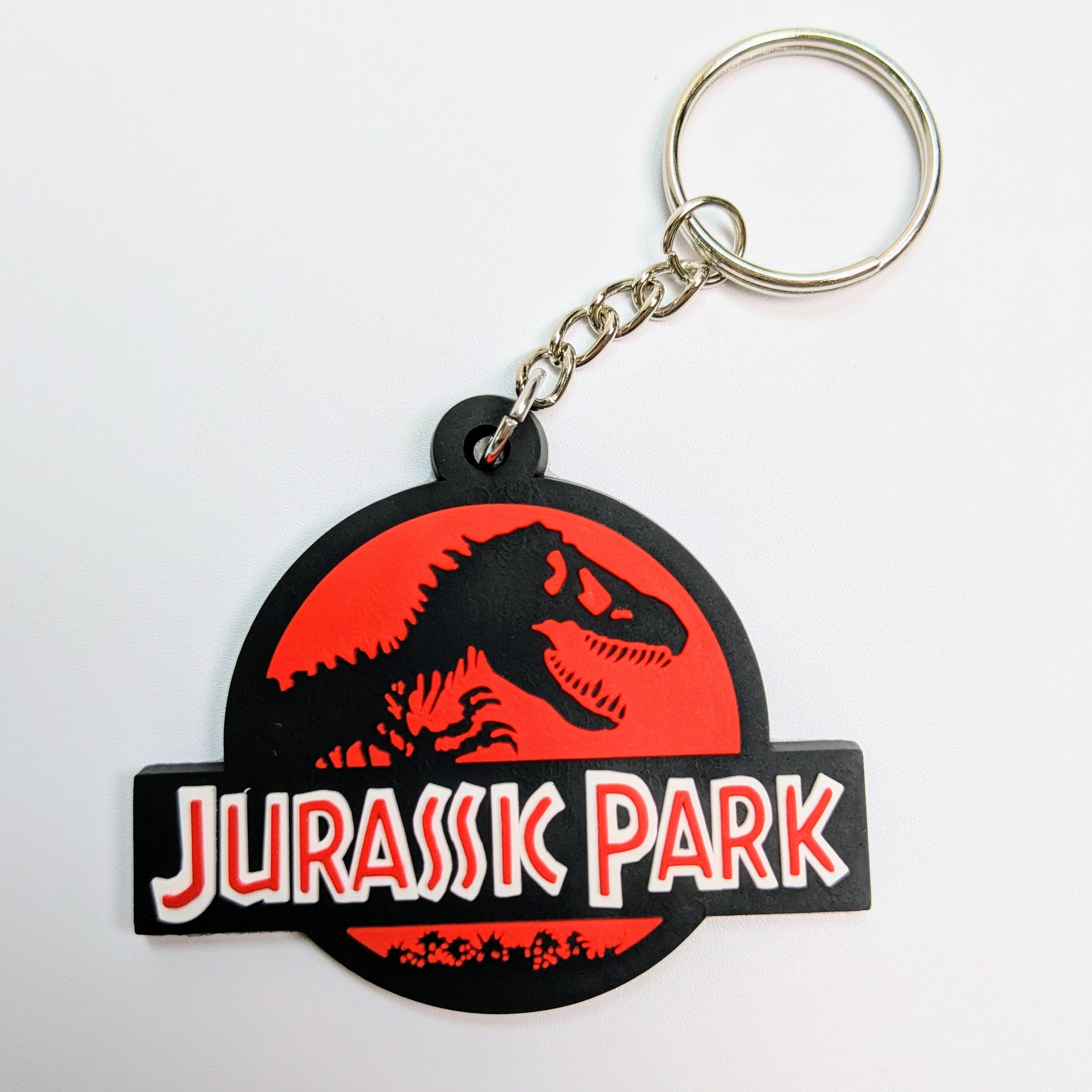 ♧ 送料無料！ ☆ラバーキーホルダー☆ 〘91〙【JURASSIC PARK