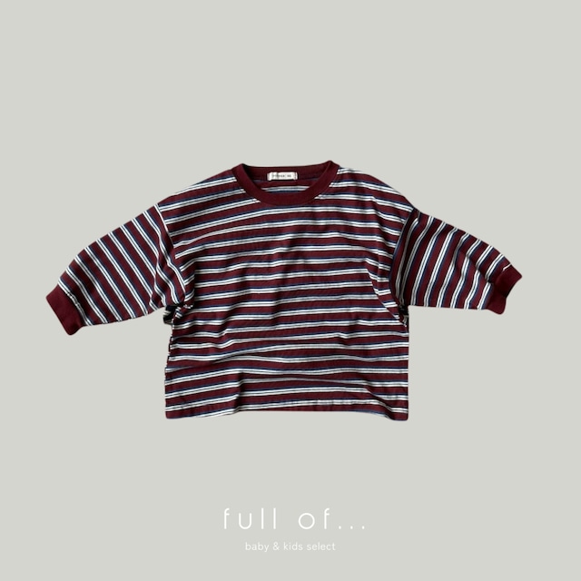 【即納】pepper pepper stripe T-shirt #17162