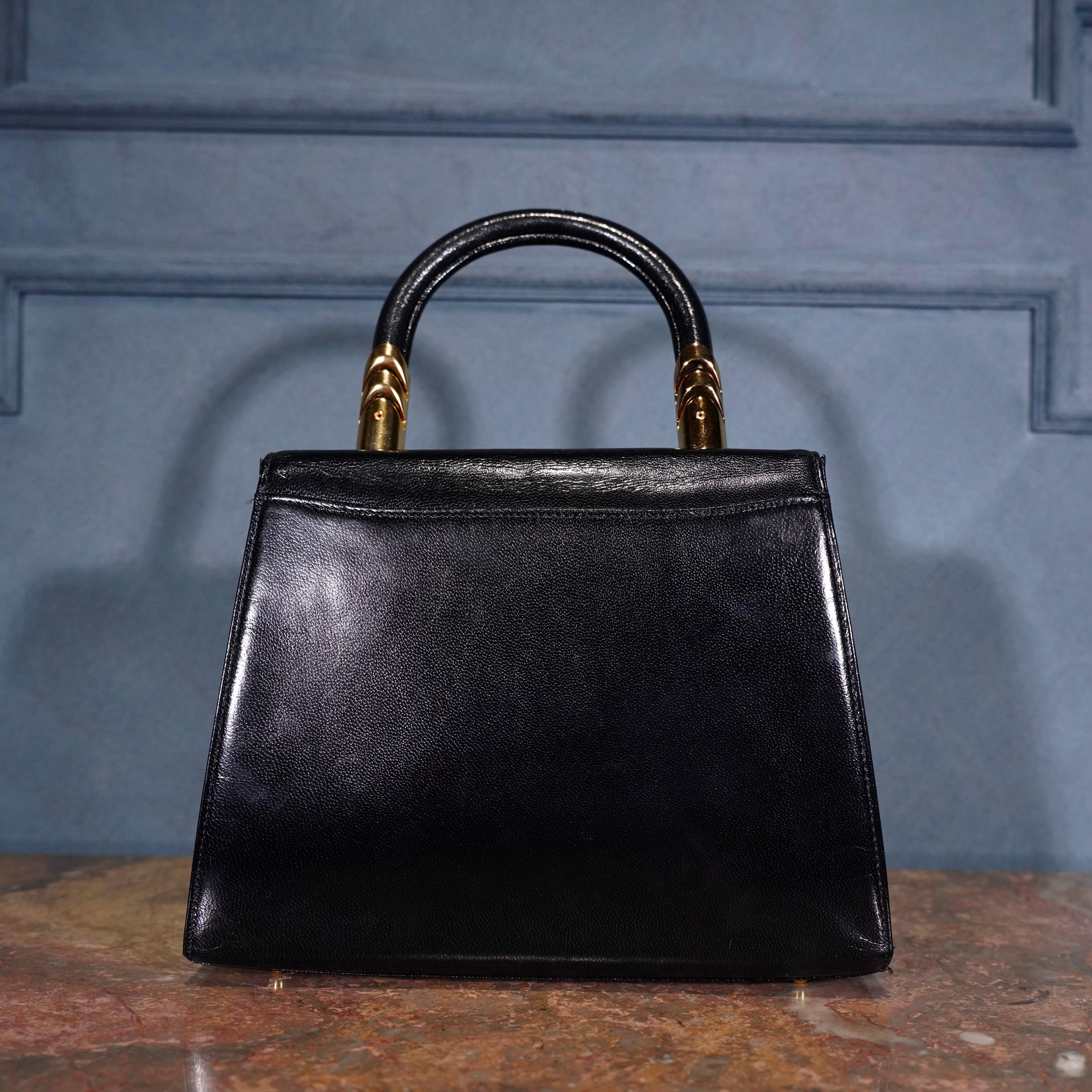 Valentino Garavani LOGO DESIGN LEATHER HAND BAG/ヴァレンチノ