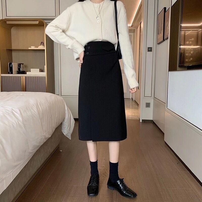 ミモレ丈タイトスカート