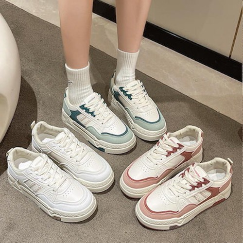 新規販売 数量限定 スニーカー レディース シューズ カジュアル ランニング ハイキング ウォーキング 白ピンク緑 運動靴 遠足 旅行 スクール 通学 お出掛け 春夏 可愛い 女性靴 ポイントの使用