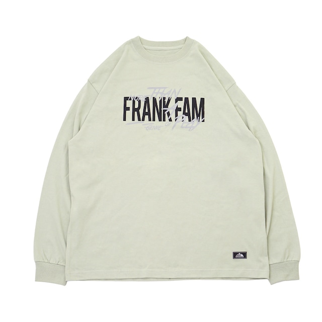 BRUSH LETTER L/S T-shirts | grn