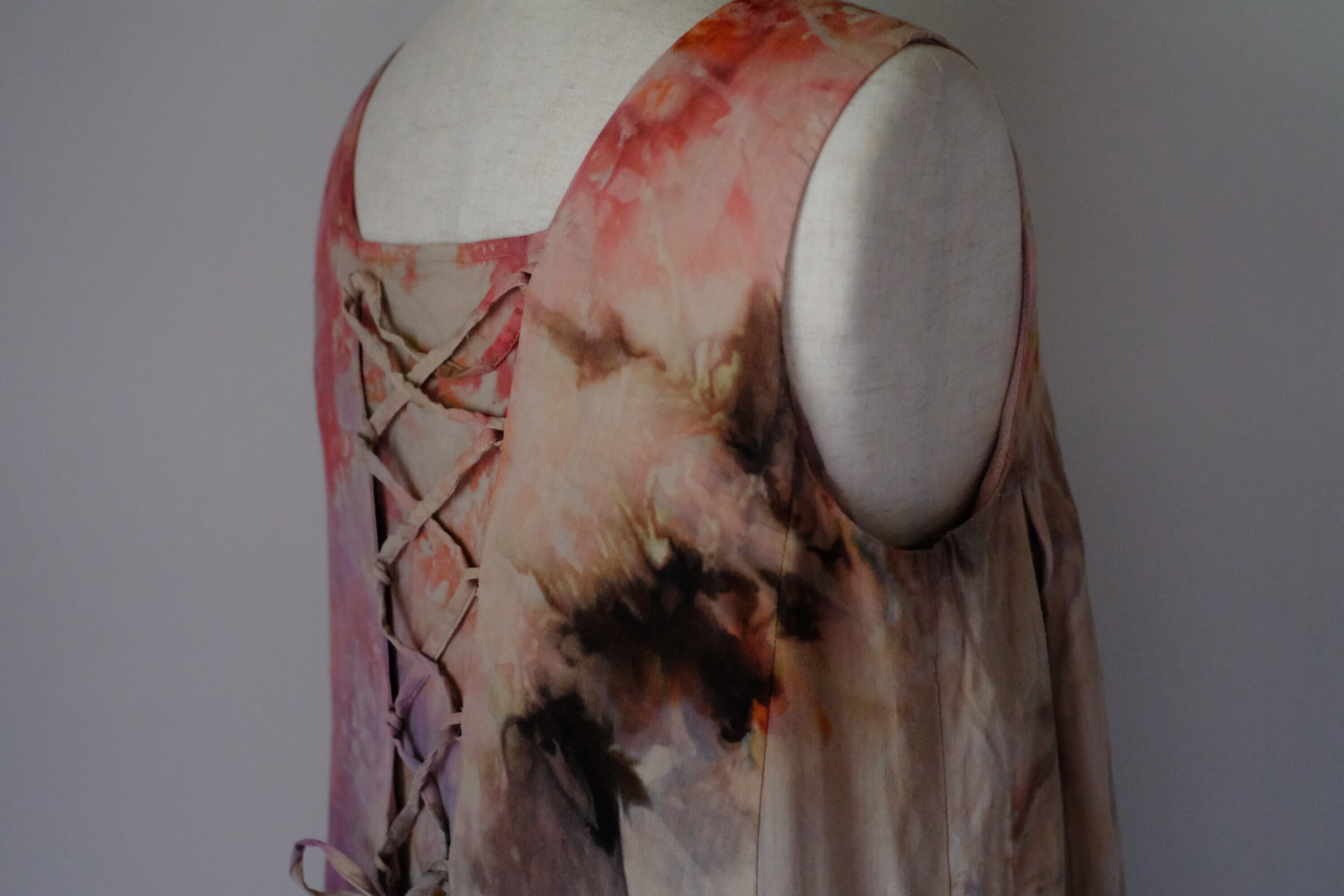 【remake】バックレースアップワンピース　u-0149