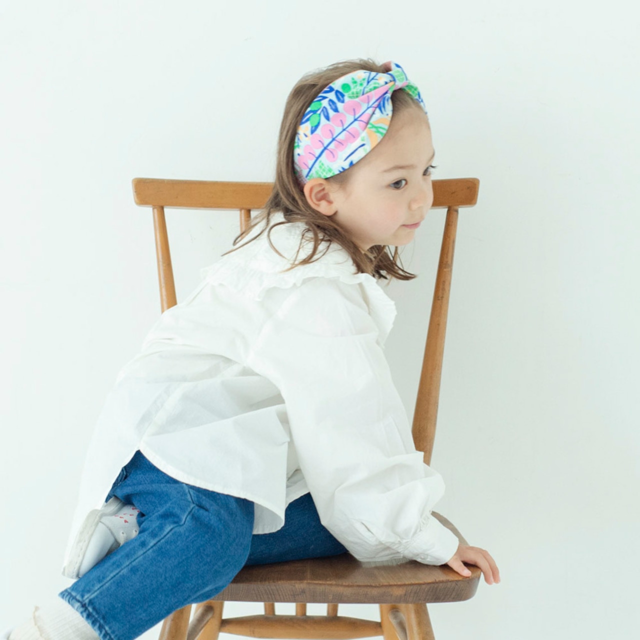 ヘッドバンド 【ウォーターブルー】52cm 全3色 推奨年齢3歳〜7歳