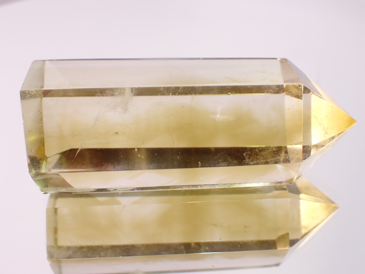 レモンクォーツ　オベリスク/シングルポイント　48.2g　[D2-10]