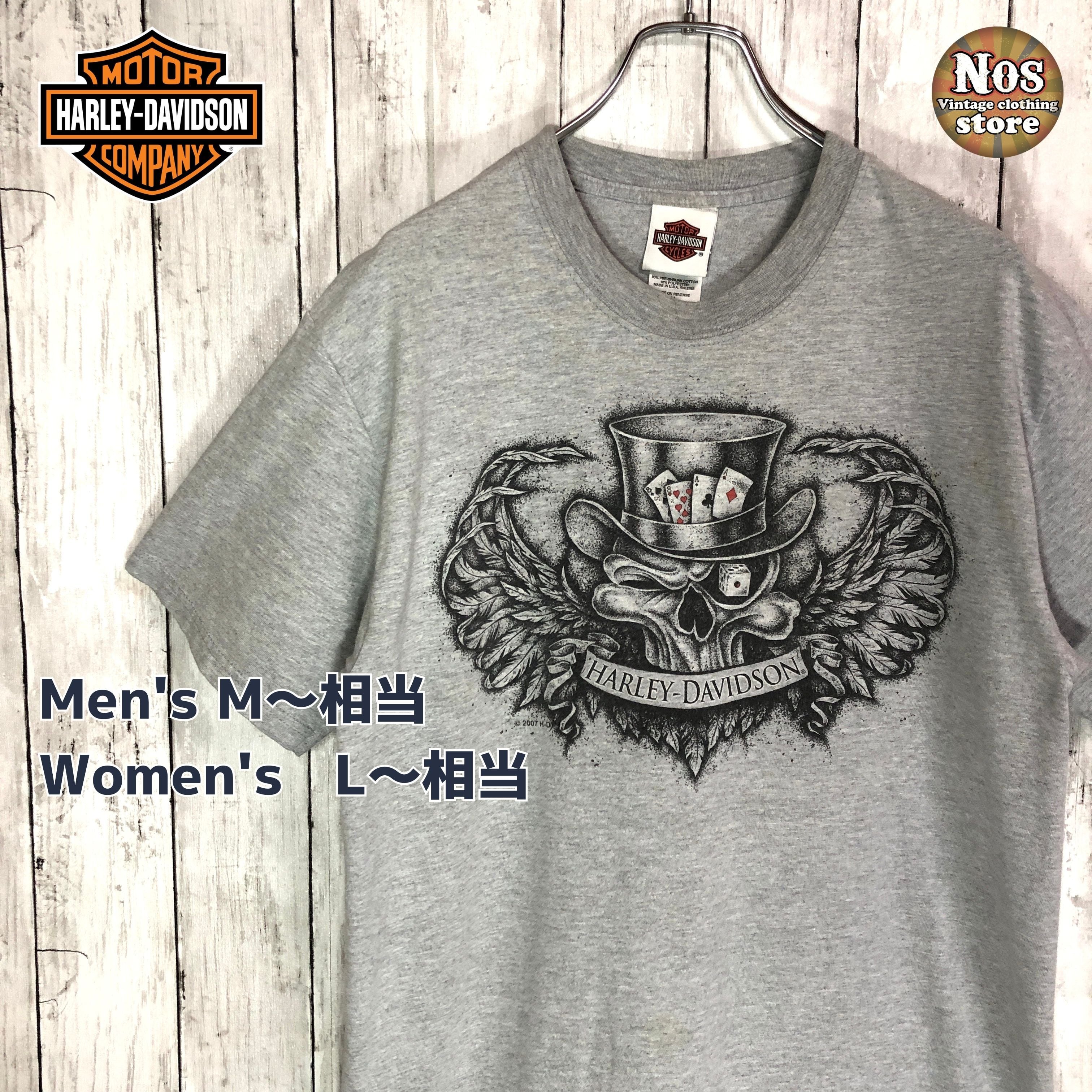 ハーレーダビッドソン Tシャツ ダークグレー USA製 S 古着 悶える