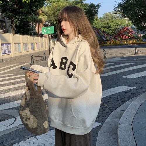 ベルベットTシャツ オータムウィンタースタイルフードルーズコート ジャケット レディース ロング ストリート 秋物 冬物 misskkl6006643655
