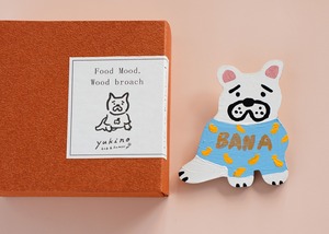 wood objet 原画 ミニブローチ-44