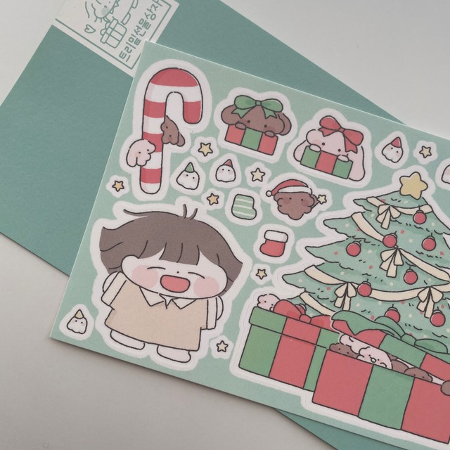 nyung nyung shop〔sticker クリスマス〕