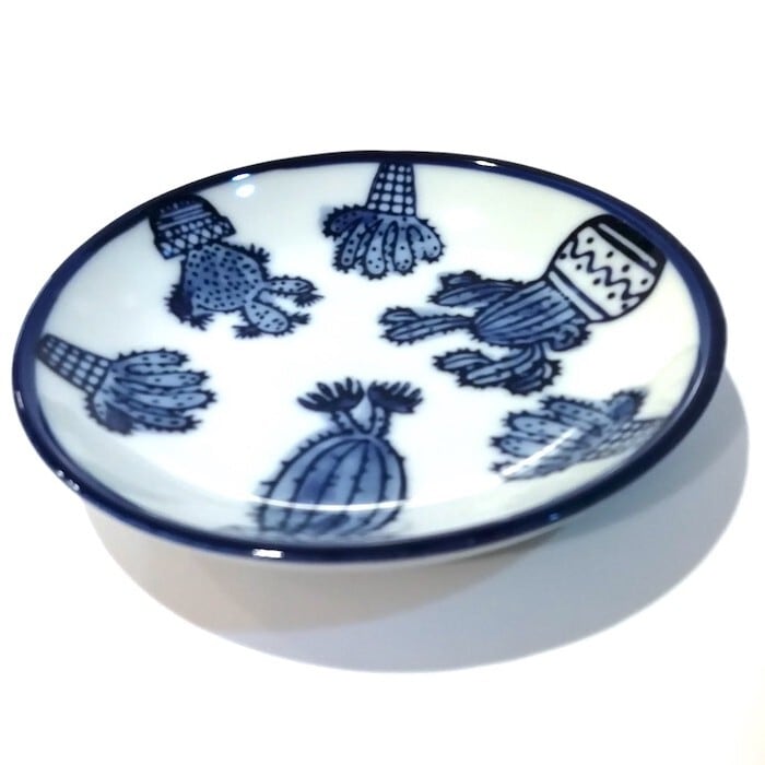 染付陶器 小皿 豆皿 ソーサー 醤油皿 しょう油皿 19lh57-st