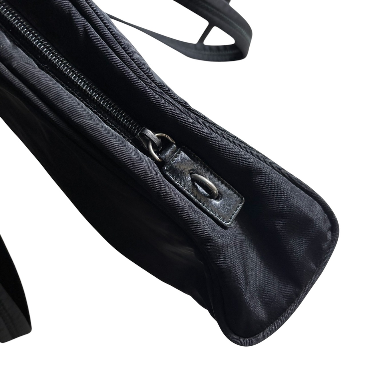 PRADA black nylon tote bag