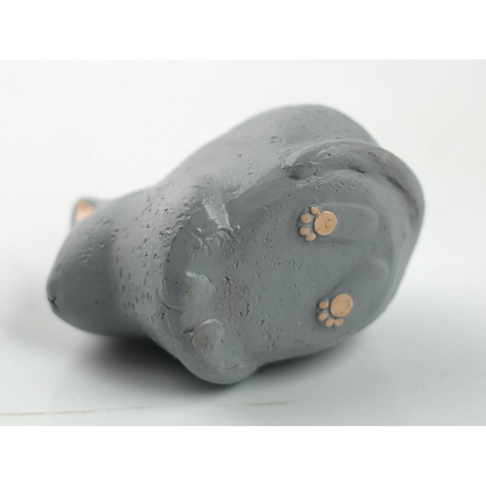 レジン猫ちゃんブルーフラワーB UV-LEDレジン液とハンドメイド材料のお店