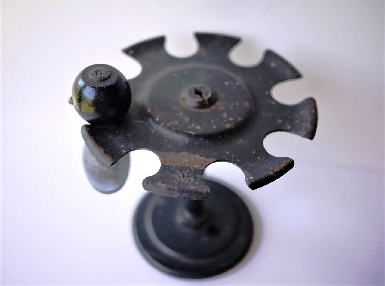 スタンプホルダー 鉄製印章架 事務用品 インダストリアル ドイツ 650g