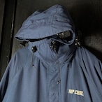 90s RIP CURL / マウンテンパーカー ネイビー / フード着脱可 / マルチポケット ダブルジップ・ベンチレーション / 裏地キルティング