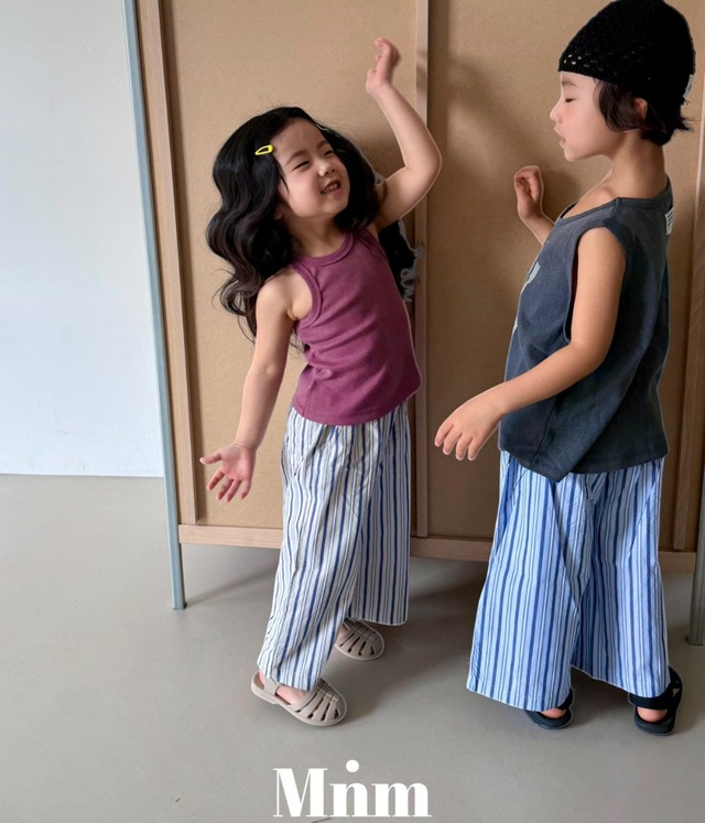 《送料無料》コンビストライプパンツ：Jr【MINIMAL】※お取り寄せ