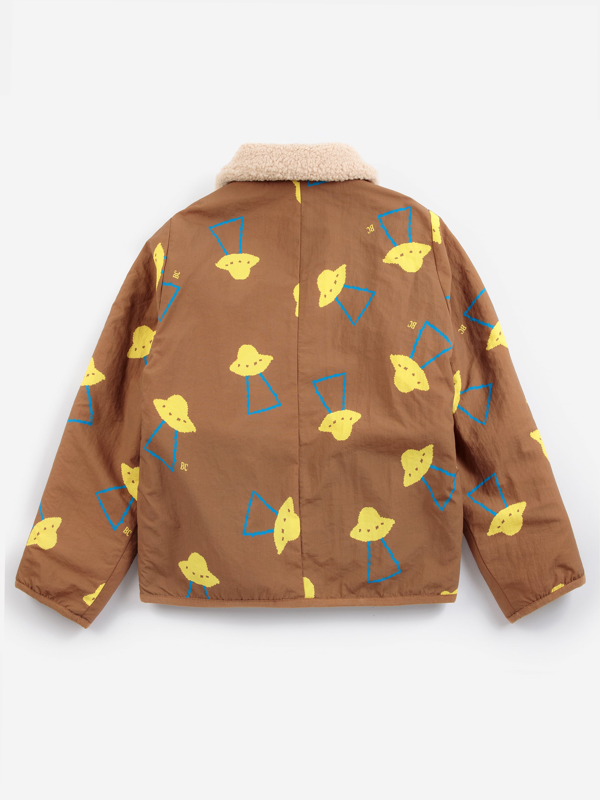 BOBO CHOSES（ボボショセス） リバーシブルジャケット／サイズ110 26AW】BOBOCHOSES(ボボショーズ)Pixel Abduction all over reversible