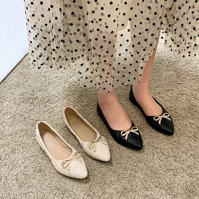 シングルスプリングレッドラインストーンスクープ 靴 シューズ 春物 部族の婦人靴88152090220