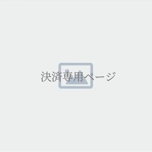 【10/8到着】決済専用ページ⑨