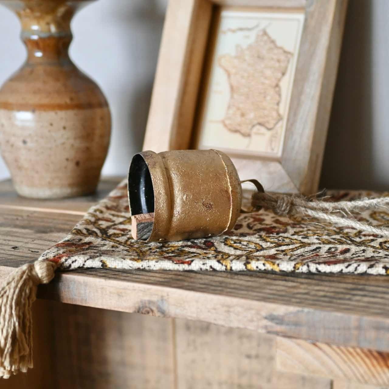 【 10/3 再入荷 】アイアン カウベル シングル|ガーランド ウォールデコ 吊るす 壁飾り ナチュラルインテリア 雑貨