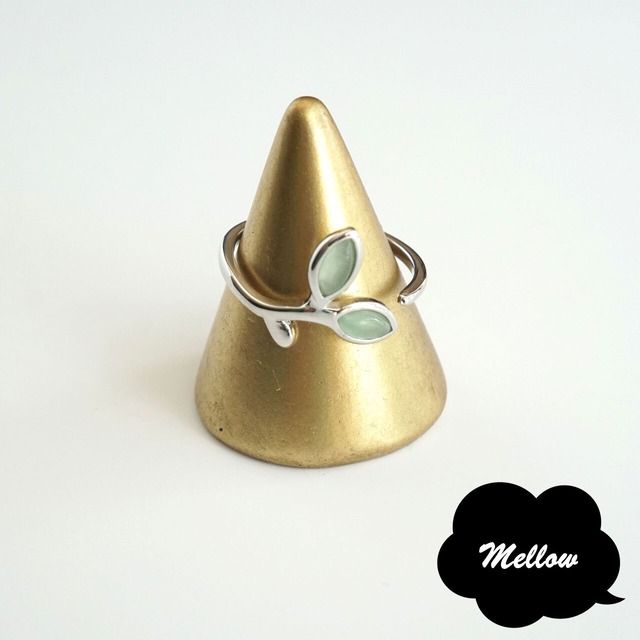 [mellow] Sprout Silver Free Ring