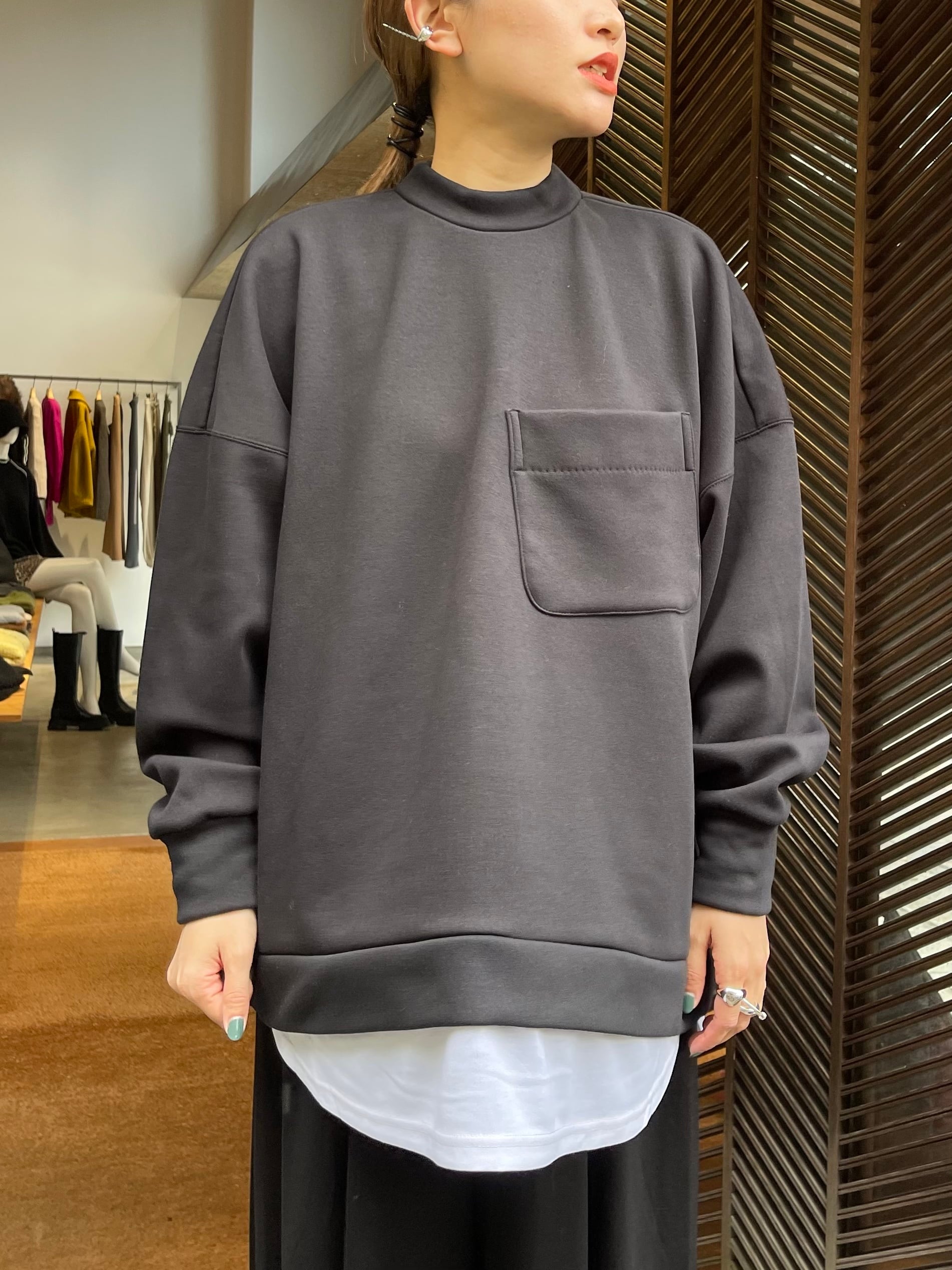 ENFOLD サント•シャペル スウェット BIG PULLOVER | labiela.com