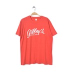 80s スクリーンスターズ USA製 ヴィンテージ Tシャツ GILLEY'S 赤 レッド 袖裾シングル アメカジ サイズL相当 古着 @BZ0104