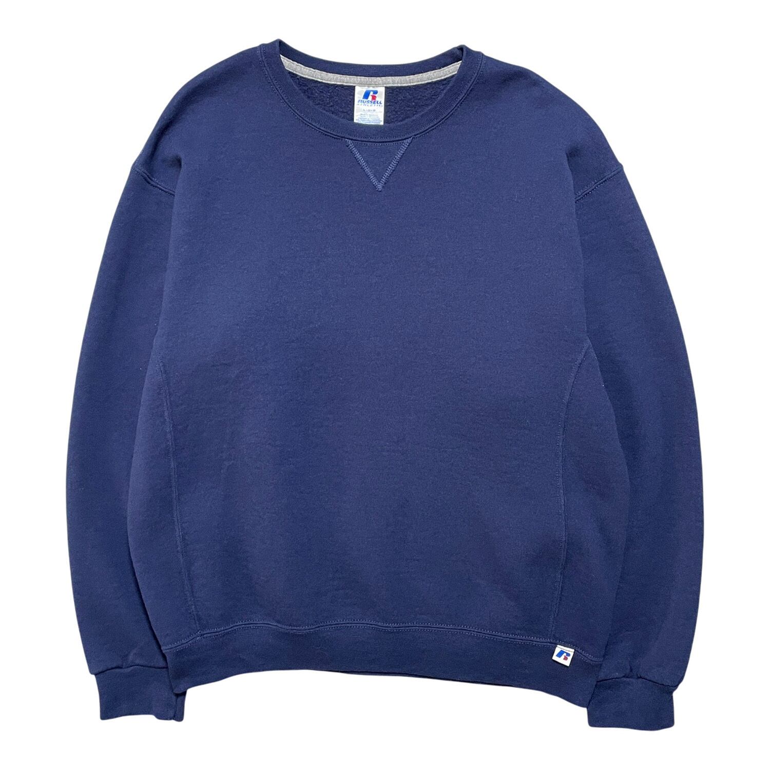 NAVY 紺 メンズ クルーネック トレーナー USA古着 90s スウェット 