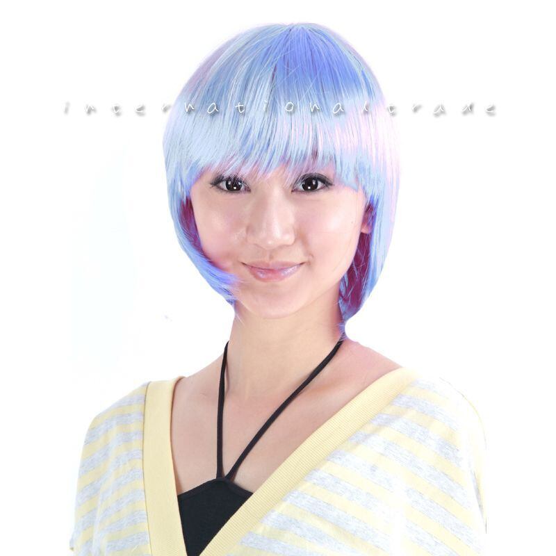 ウィッグ コスプレウィッグ 水色髪 アクアブルーショート ショートウィッグ 水色ウィッグ ストレート 耐熱ウィッグ フルウィッグ オールウイッグ カラー ウィッグ コスプレイヤー ハロウィン 仮装 アニメ キャラクター イベント コミケ かつら カツラ 7035 Styleline