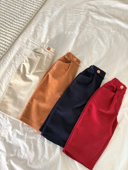 ohho［取寄］ralp corduroy pintuck pants 25winter