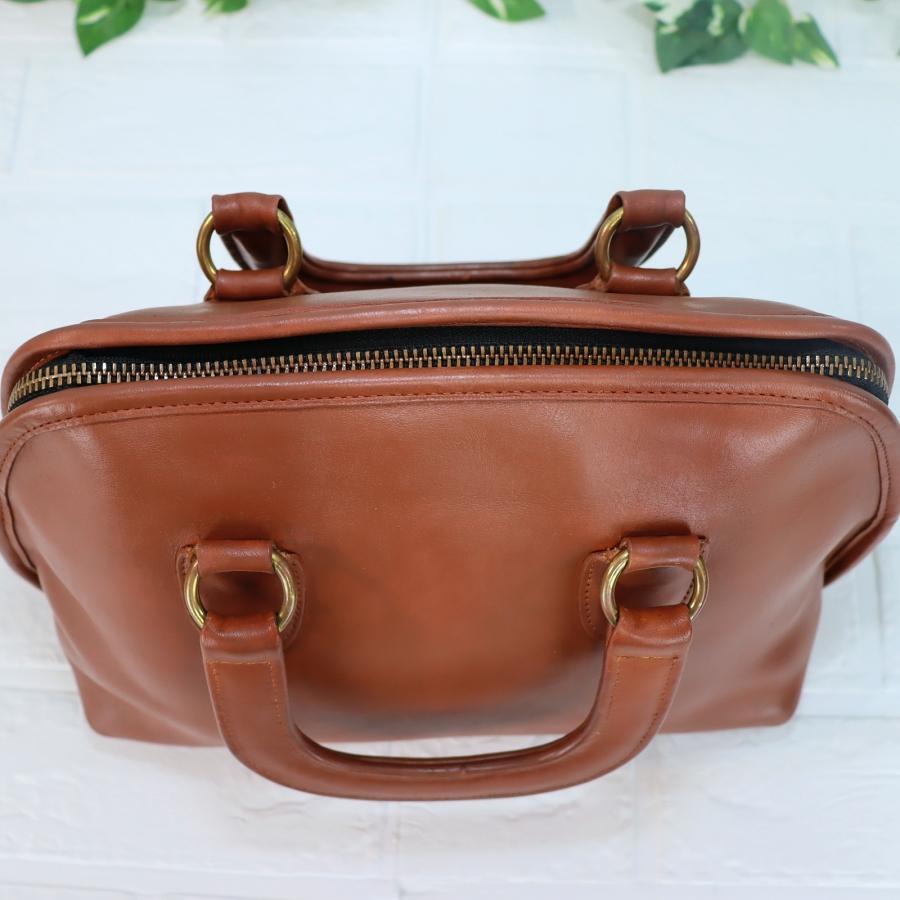 OLD COACH レザーショルダーバッグ 2Way ブラウン オールドコーチ