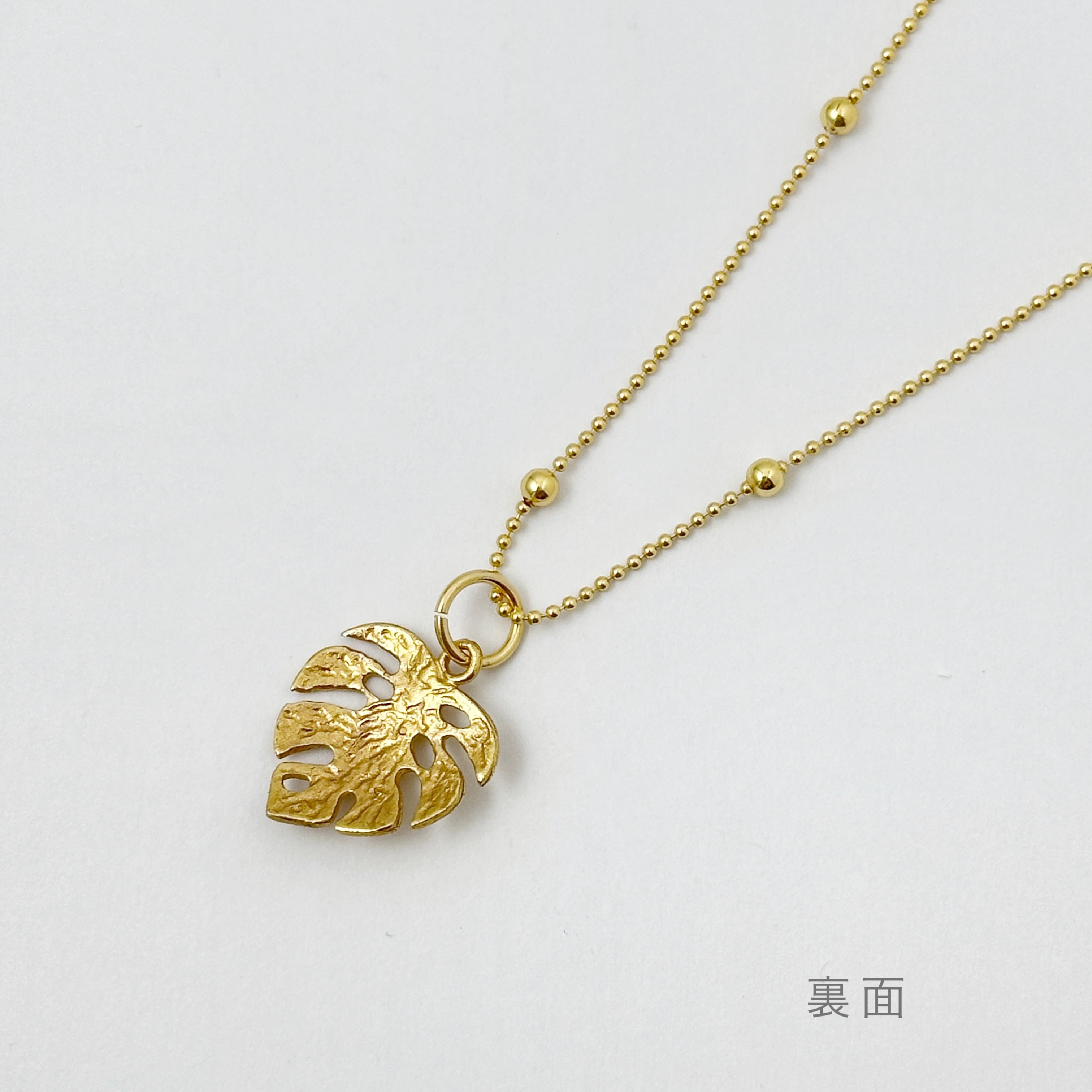 Gold Coating モンステラ ペンダント | 【公式通販】鎌倉のシルバー