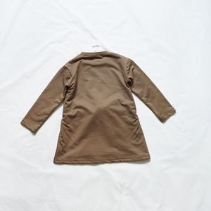 秋重ね着風ニットワンピース