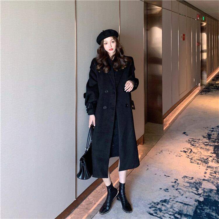 注目すべきアイテム!韓国ファッション ミニマリスト クロコダイル柄 ベルト コート ウエストボタン