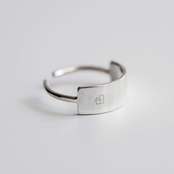 new Logo “CO” - Ear Cuff / Ring ：Silver｜2WAYイヤカフ兼リング／厚み・強度アップ（SV925）