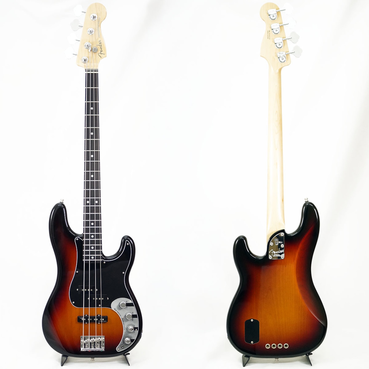 Fender USA American Elite Precision Bass (3-Color Sunburst/Ebony) [USED]