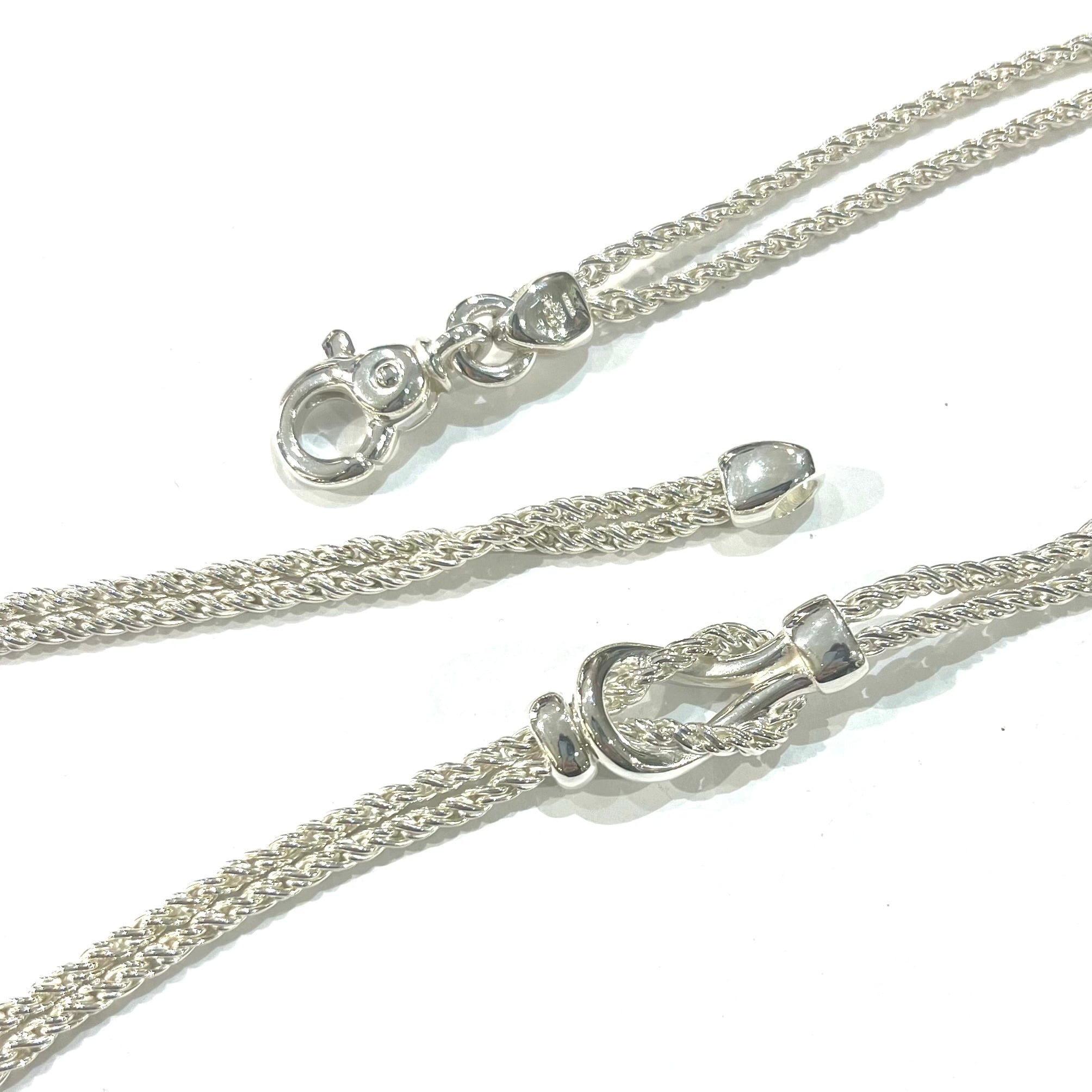希少【TIFFANY&CO.】 2308 ティファニー ツイストダブルロープ