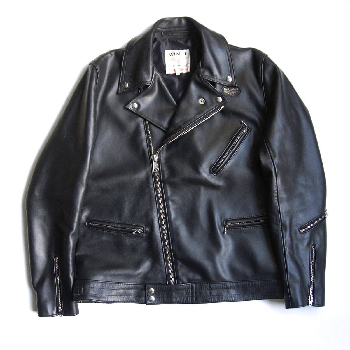 美品30万◇RICK OWENS リックオウエンス STOOGES BIKER ラムレザー