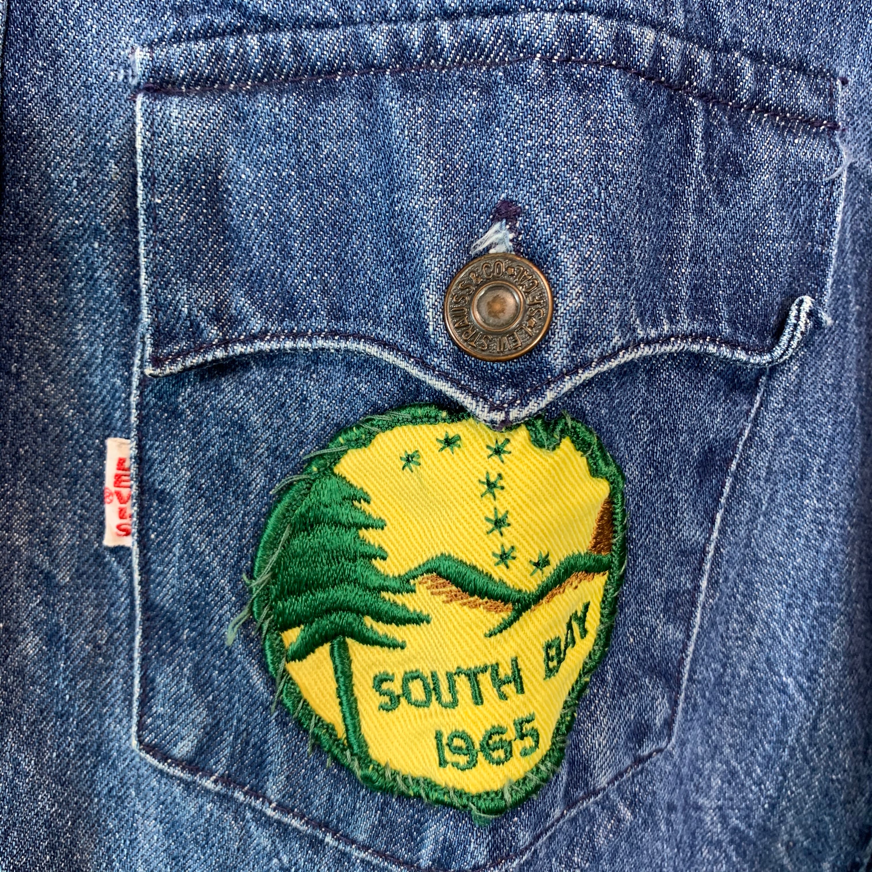 リーバイス BIGE 60-70s ビンテージ デニムシャツ Levi's 刺繍 リーバイス BIGE 60-70s ビンテージ デニムシャツ Levi's 刺繍