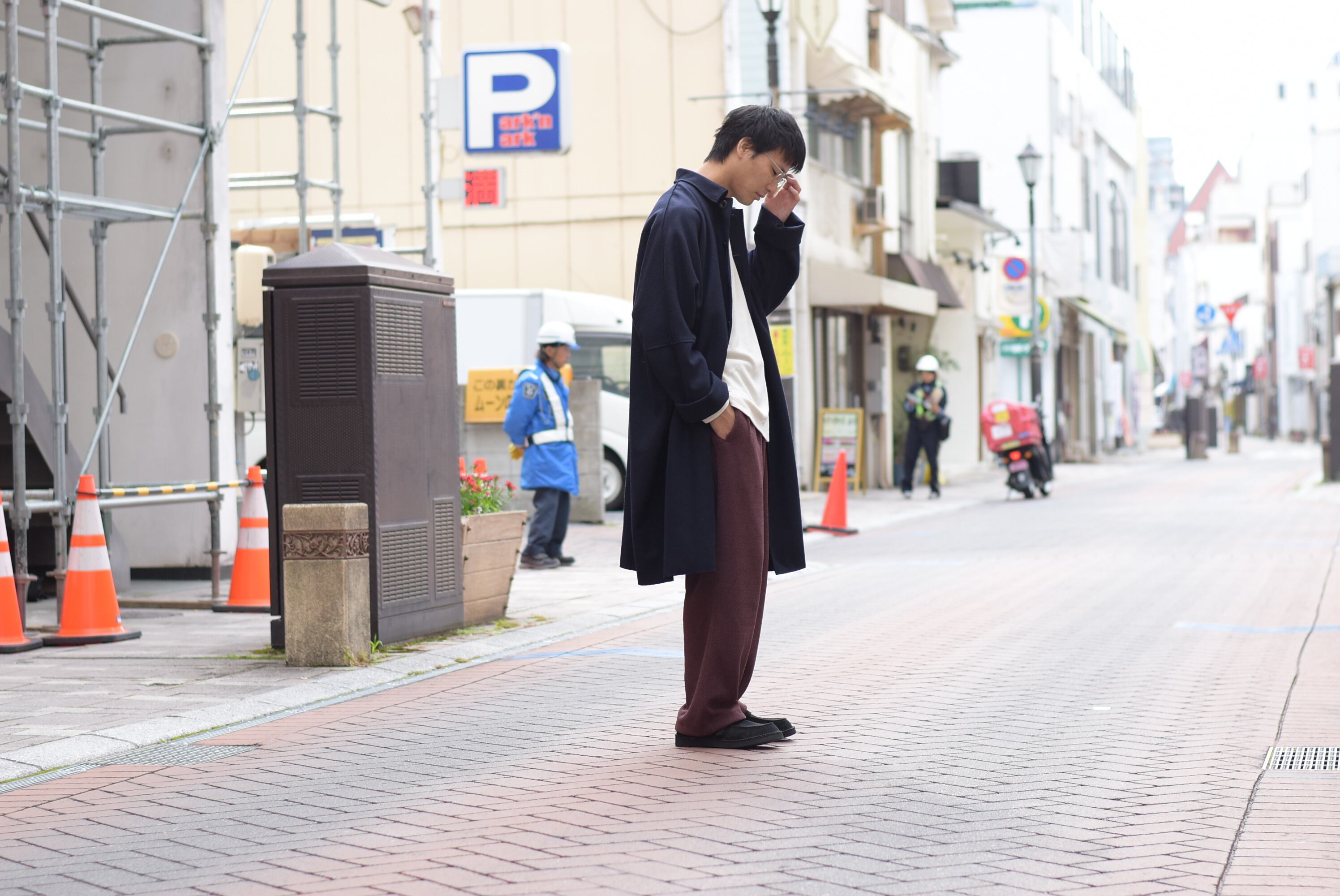 maillot】mature melton lots coat | theater(シアター)