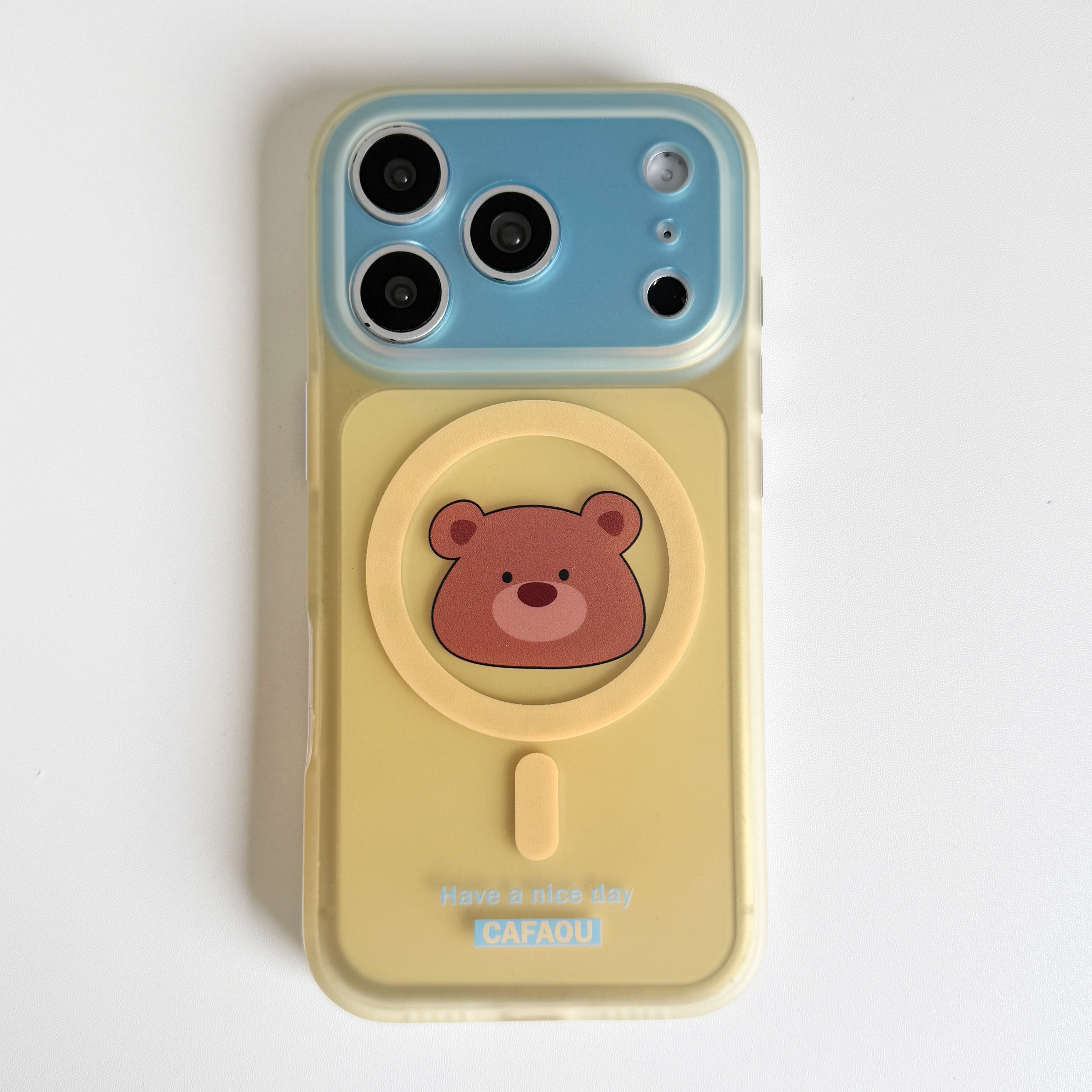 MagSafe対応 iPhone 17 16 15 ケース 半透明 マット調 アニマル