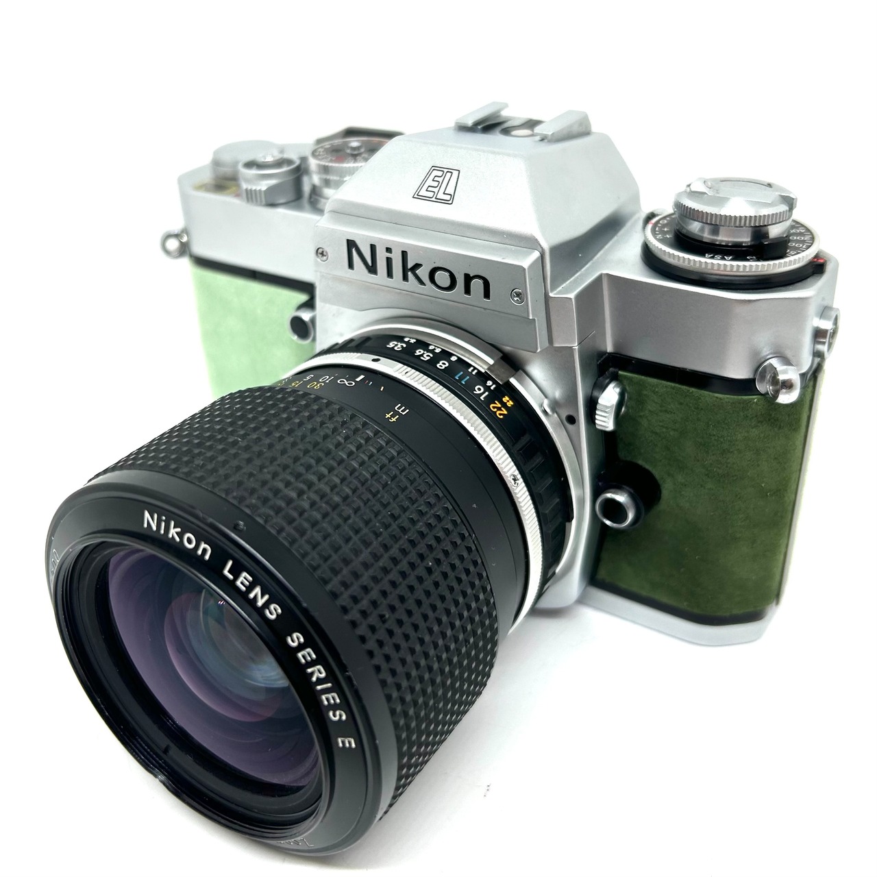 24-092 リメイクカメラ Nikomat EL（ピスタチオグリーン•オリーブ  