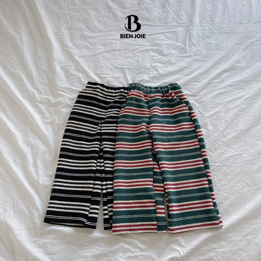 《送料無料》予約:パフュームボーダーパンツ【BIENJOIE】