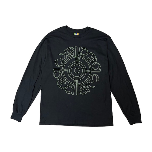 【Bedlam】Target Outline L/S(BLACK) 〈国内送料無料〉