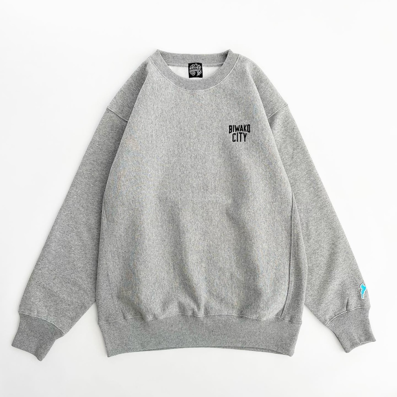 BIWAKO CITY / EMBROIDERY LOGO SWEAT SHIRTS