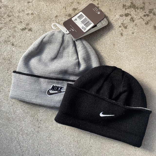 デッドストック Deadstock!! Y2K Nike Tech Beanie “reversible”